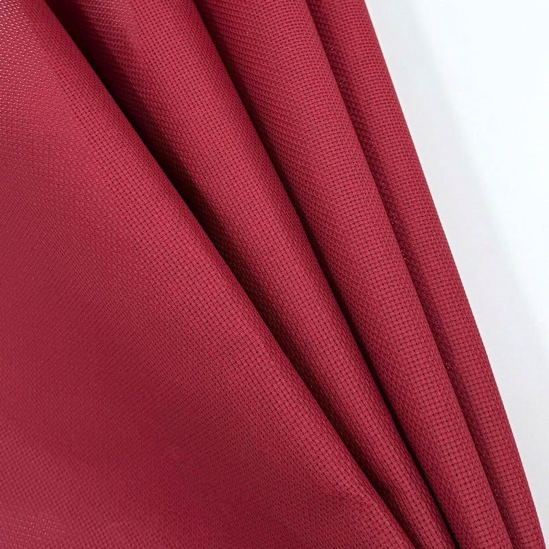 Zhenqing Aida Cloth 14 Count Cross Stitch Fabric Cross Stitch Aida Cloth for Embroidery and Needlework (Wine red, 30 * 39inch) - Image 1